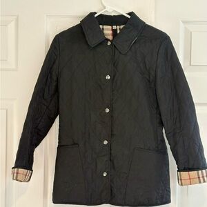 Burberry London Black Quilted Jacket